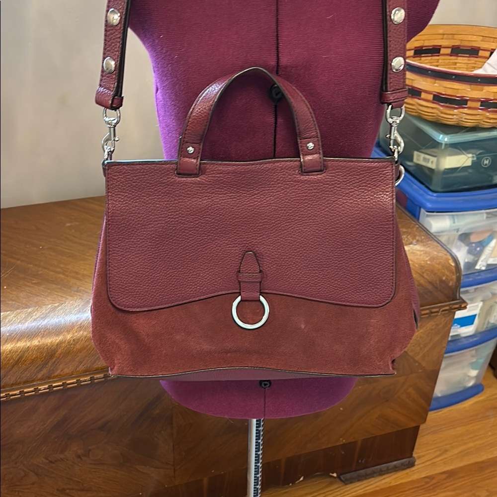 Rebecca Minkoff Deep Red Leather Handbag